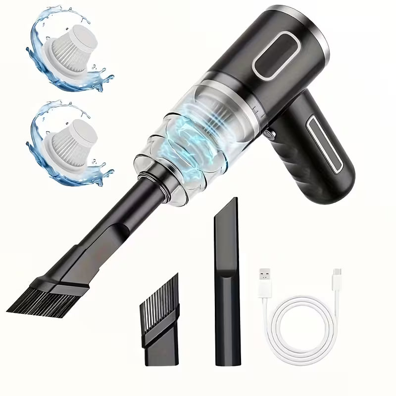 Portable 3-in-1 Mini Vacuum Cleaner – Powerful, Compact & Multi-Purpose Cleaning Device