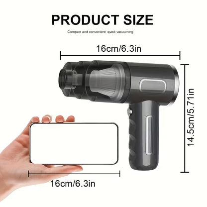 Portable 3-in-1 Mini Vacuum Cleaner – Powerful, Compact & Multi-Purpose Cleaning Device