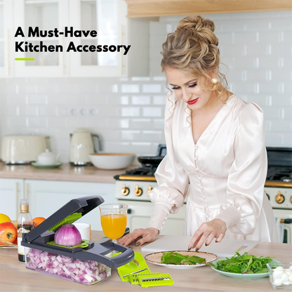 5-in-1 Multifunctional vegetable cutter &slicer fast &easy kitchen chopper