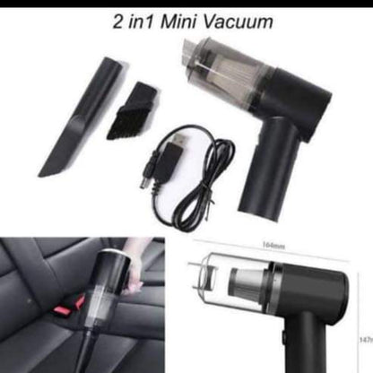 Portable 3-in-1 Mini Vacuum Cleaner – Powerful, Compact & Multi-Purpose Cleaning Device