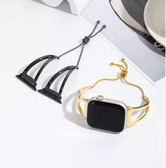 Luxury Stainless Steel Watch Band Bracelet for Women – Elegant Adjustable Strap